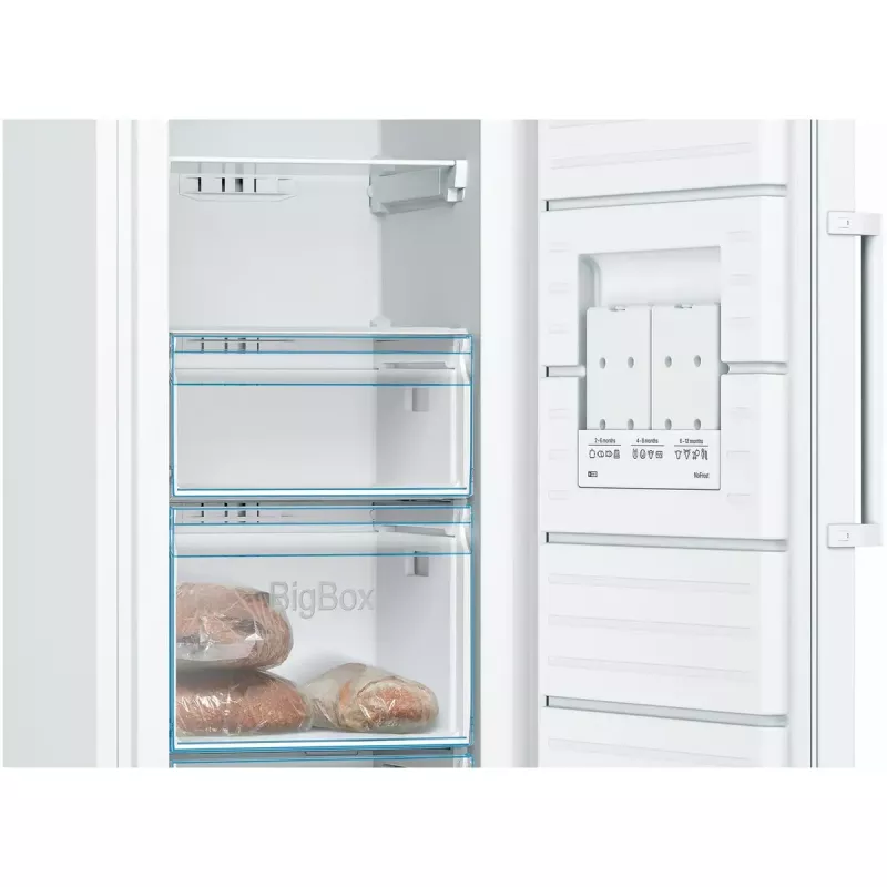 Bosch Serie 4 GSN33VWEP šaldiklis Vertikalus šaldiklis Laisvai pastatomas 225 L Baltas
