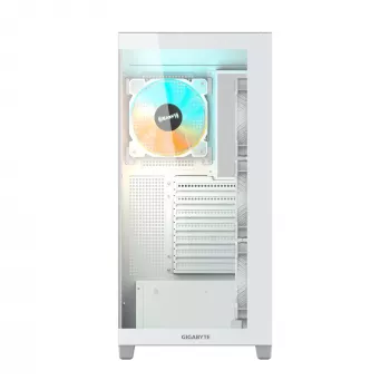 GIGABYTE C500 PANORAMIC STEALTH Midi Tower baltos spalvos korpusas