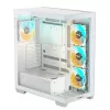GIGABYTE C500 PANORAMIC STEALTH Midi Tower baltos spalvos korpusas