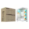 GIGABYTE C500 PANORAMIC STEALTH Midi Tower baltos spalvos korpusas
