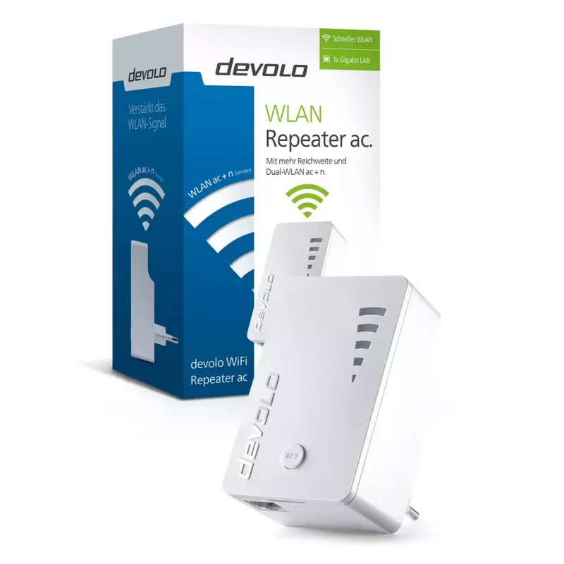 „WiFi Repeater Devolo AC 1000 Mbit/s White“