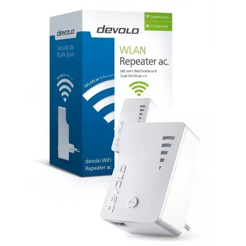 „WiFi Repeater Devolo AC 1000 Mbit/s White“