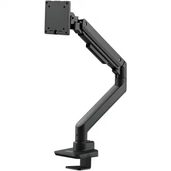 Monitoriaus laikiklis SILVERSTONE SST-ARM14B 17–49 colių monitoriams, juodas, vieno ekrano reguliuojamas stovas