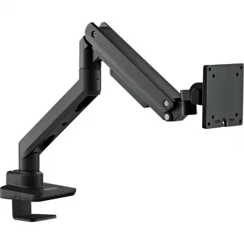 Monitoriaus laikiklis SILVERSTONE SST-ARM14B 17–49 colių monitoriams, juodas, vieno ekrano reguliuojamas stovas