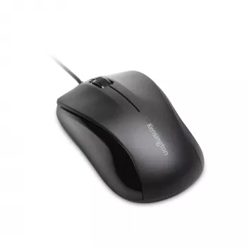 Kensington Wired Valupelė, abiem rankoms tinkama, optinė, USB Type-A, 1000 DPI, juoda