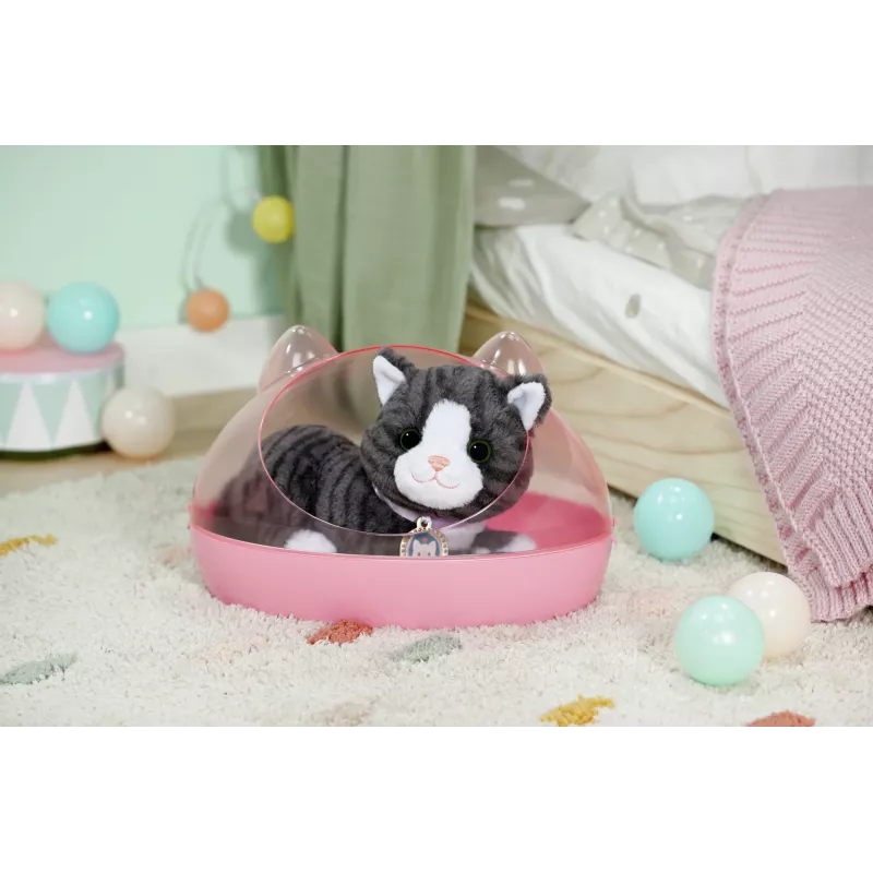 BABY born Mano katytė Cookie su dėžute, lėlės augintinis, 3 m., reikalingos baterijos