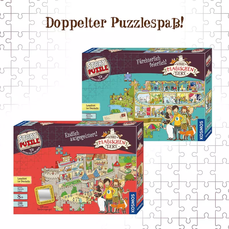 Puzzle Kosmos 4002051698737 Die Schule der magischen Tiere 8+
