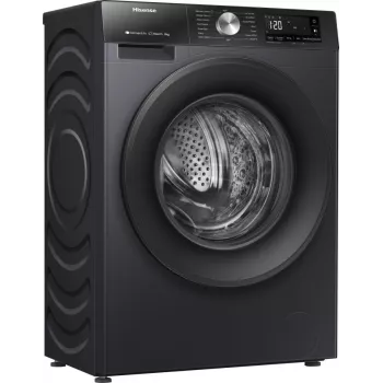 Hisense WF3S8043BB3 skalbimo mašina įkraunama iš priekio 8 kg 1400 aps./min juoda