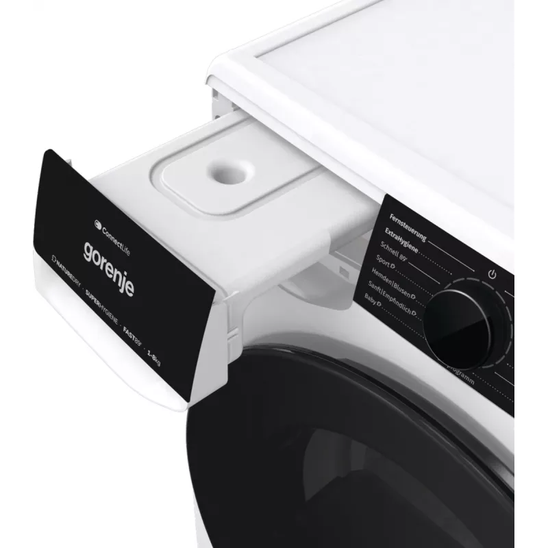 Gorenje DPNA83W skalbinių džiovyklė Laisvai pastatoma Priekinio pakrovimo 8 kg Juoda, Balta