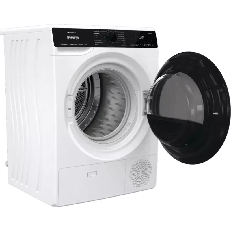Džiovintuvas Gorenje DPNA93W su šilumos siurbliu, laisvai pastatomas, pakraunamas iš priekio, 9 kg, baltas, energijos klasė C