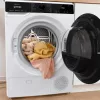 Džiovintuvas Gorenje DPNA93W su šilumos siurbliu, laisvai pastatomas, pakraunamas iš priekio, 9 kg, baltas, energijos klasė C