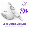NZXT Lift Elite Wireless belaidis žaidimų pelė balta