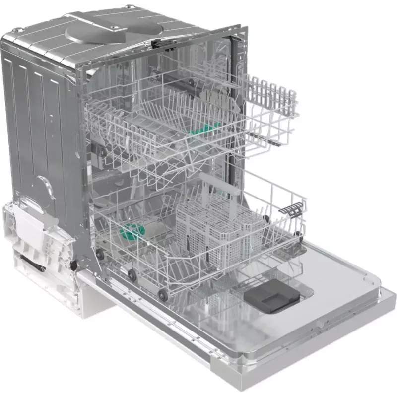 Indaplovė Gorenje GI642E90X pusiau įmontuojama, 13 vietų, 60 cm, 47 dB, 11 L/ciklas, energijos klasė E