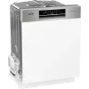 Indaplovė Gorenje GI642E90X pusiau įmontuojama, 13 vietų, 60 cm, 47 dB, 11 L/ciklas, energijos klasė E