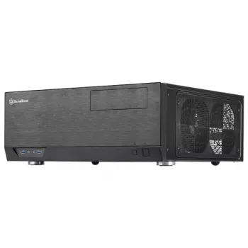 PC case Sidabrinėstone Grandia GD09 Desktop Juoda