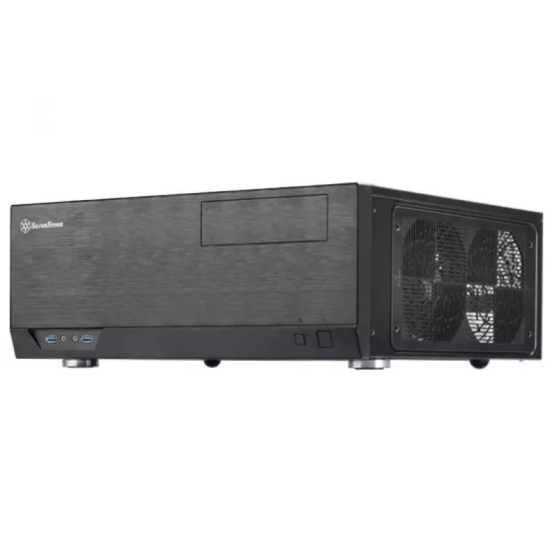 PC case Sidabrinėstone Grandia GD09 Desktop Juoda