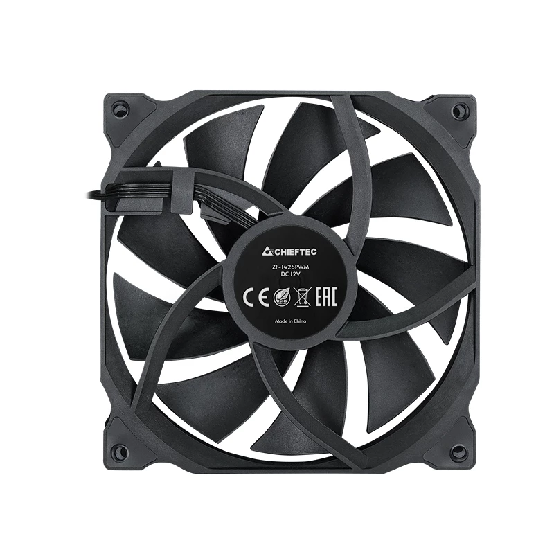 Aušinimo ventiliatorius CHIEFTEC ZF-1425PWM 140 mm PWM tylus darbas