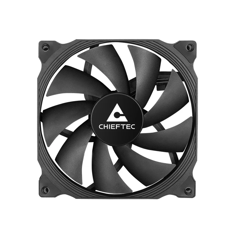 Chieftec ZF-1225PWM kompiuterio aušinimo sistema Kompiuterio korpusas Ventiliatorius 12 cm Juoda 1 vnt.