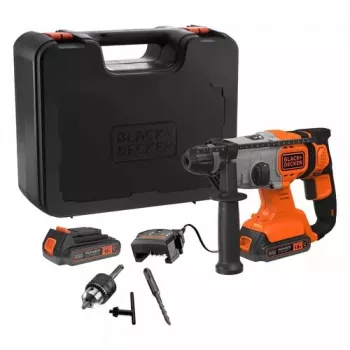 Grąžtas Juoda & Decker BCD900E2K-QW 1880 RPM SDS Plus, 2,5 Ah baterija