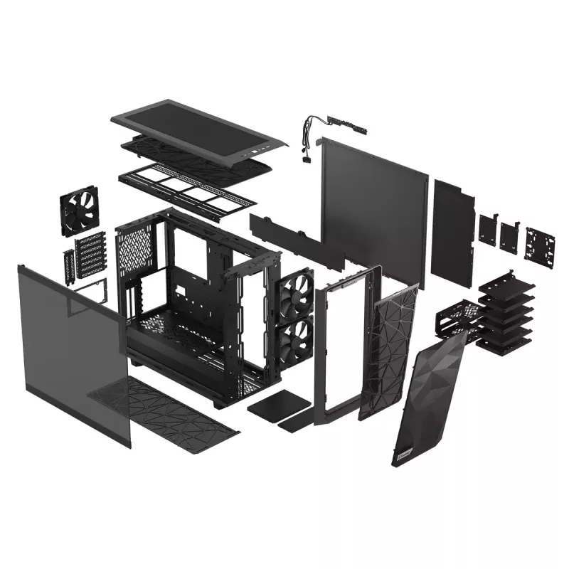 PC korpusas Fractal Design Meshify 2 Tower Pilka