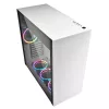 PC korpusas Sharkoon Pure Steel RGB Midi Tower Baltas