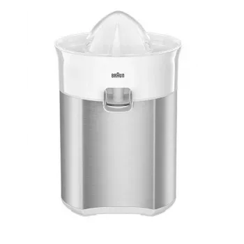 Braun CJ5050 WH elektrinis citrusinių vaisių spaustuvas 60 W Metallic, White