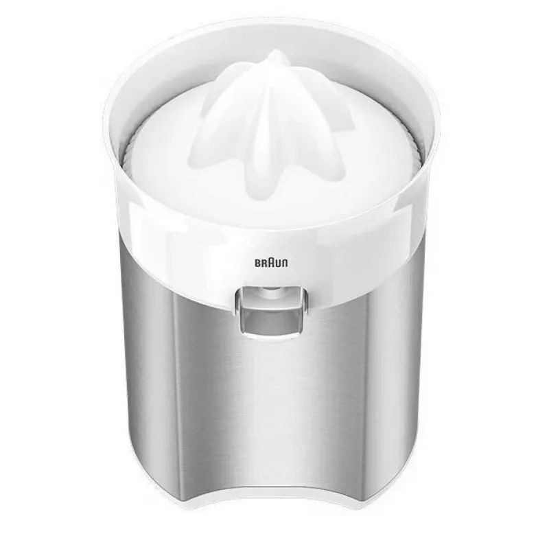 Braun CJ5050 WH elektrinis citrusinių vaisių spaustuvas 60 W Metallic, White
