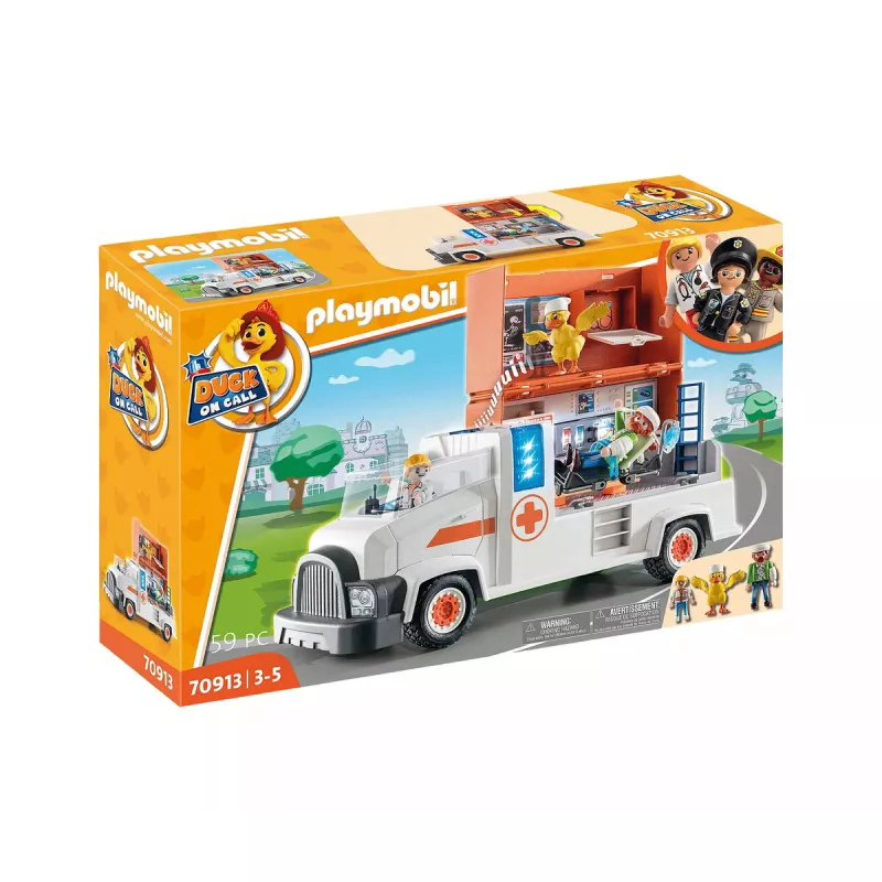 Playmobil Duck On Call 70913 žaislų rinkinys Automobilis ir miestas Daugiaspalvis