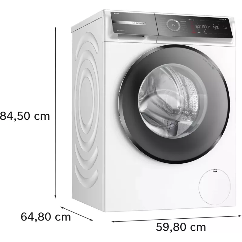 Bosch WGB256A41 skalbimo mašina su priekiniu įkrovimu 10 kg 1600 aps./min Balta