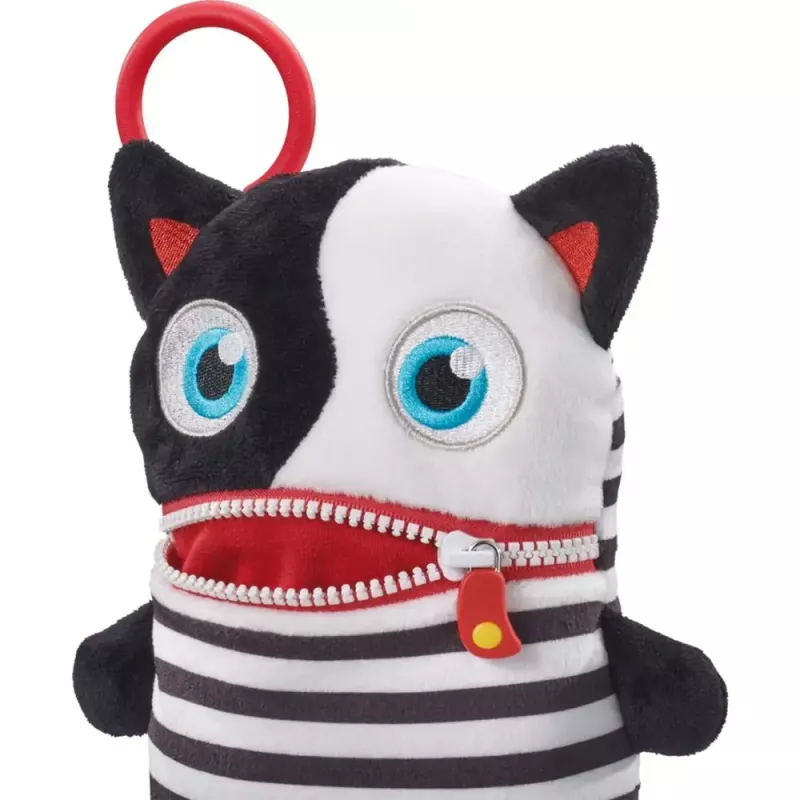 Minkštas žaislas schmidt spiele Worry Eater YingYang, pliušinė rūpesčių valgytoja lėlė 23 cm