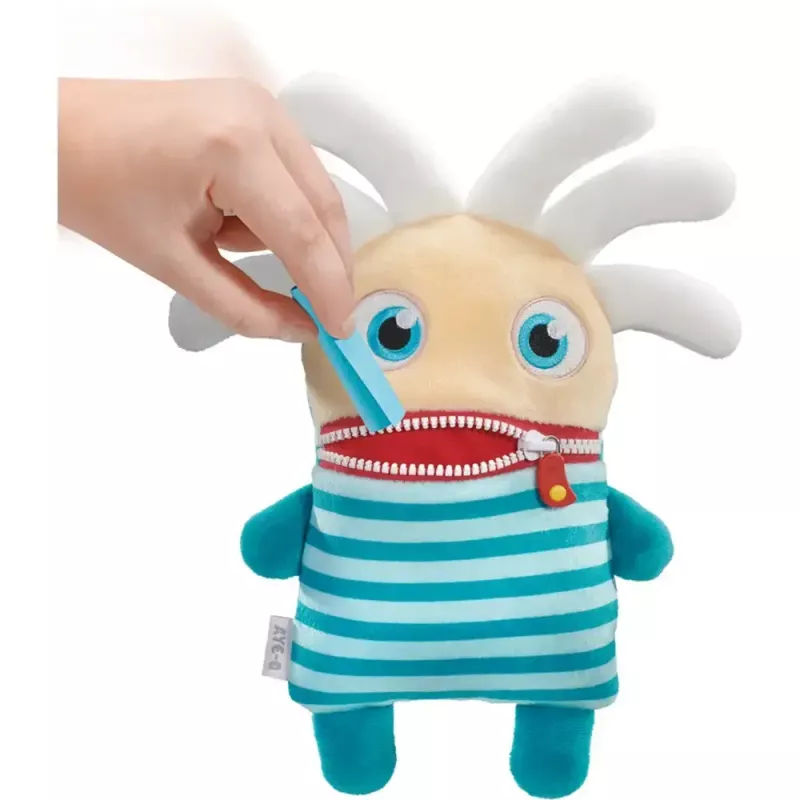 Minkštas žaislas schmidt spiele Worry Eater Aye-Q 28,5 cm pliušinis paguodos žaislas