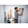 Bosch GMS 120-27 skaitmeninis daugiafunkcis detektorius – aptinka įtampingą kabelį, metalą, spalvotuosius metalus, medieną