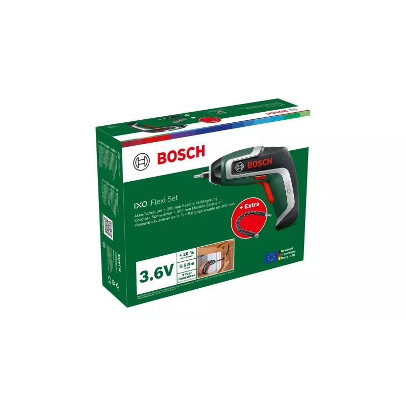 Bosch IXO 7 235 RPM juoda, žalia