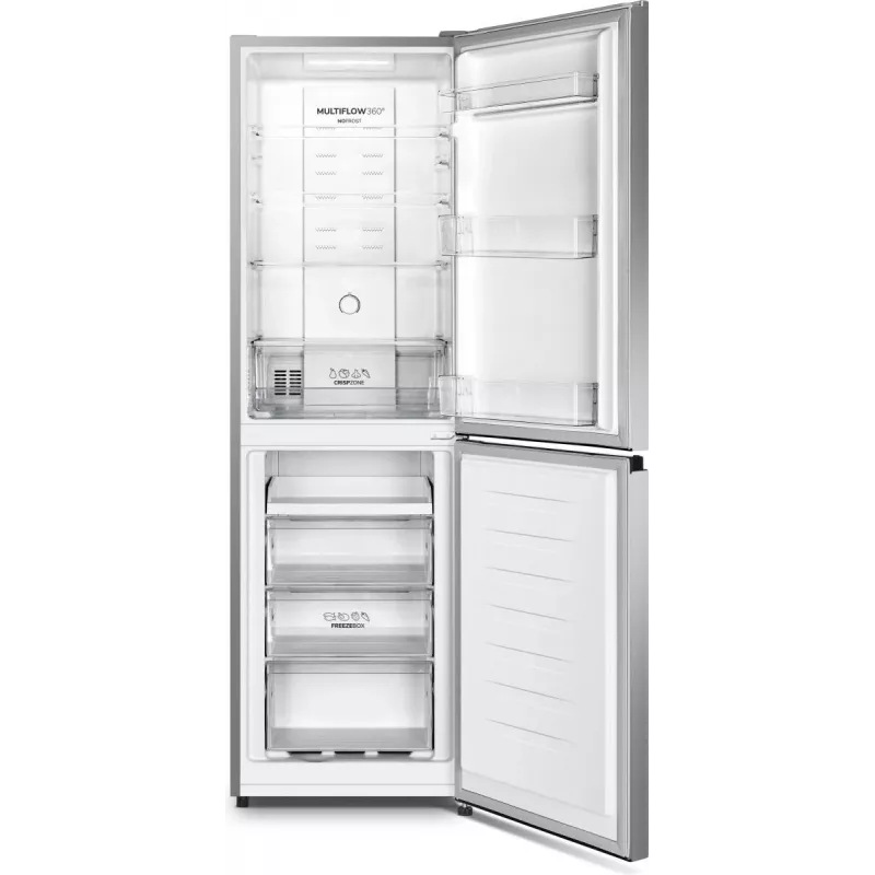 Gorenje NRK418DCS4 Freestanding 256 L Pilka