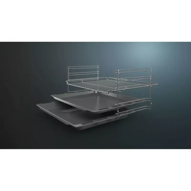 Siemens iQ500 HK9S5A240 viryklė Laisvai pastatoma viryklė Elektrinė Keraminė kaitlentė Juoda