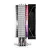 FSP NE5 procesoriaus aušintuvas 120 mm juodas ARGB, ventiliatorius, 12 cm, 800 aps./min., 1600 aps./min., 28 sonai, juodas