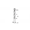 Suktiniai grąžtai Bosch 2608585942 HSS šlifuoti 1,5–10 mm