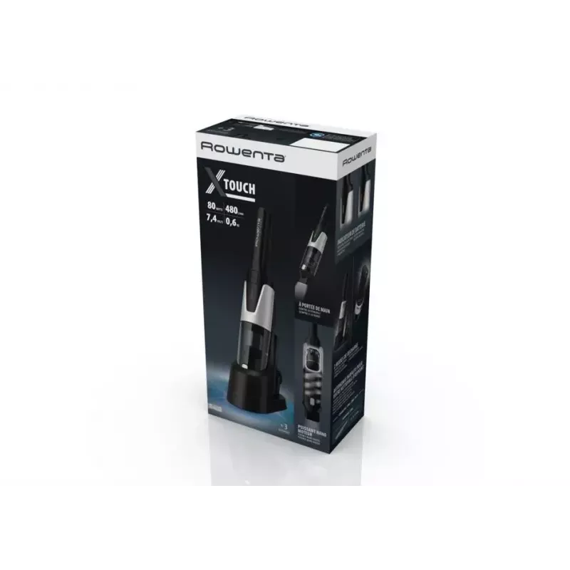 Rowenta X-Touch AC9736 rankinis dulkių siurblys Pilka, Balta Be maišelio
