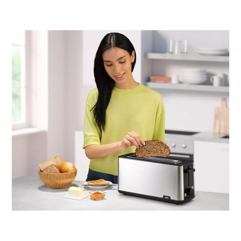 Braun HT 1610 8 1030 W Juoda, nerūdijantis plienas