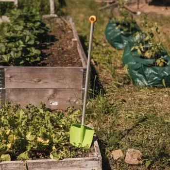 Kastuvas Fiskars MyFirst Aliuminis-Plastikas, vaikiškas sodo kastuvėlis, žalias