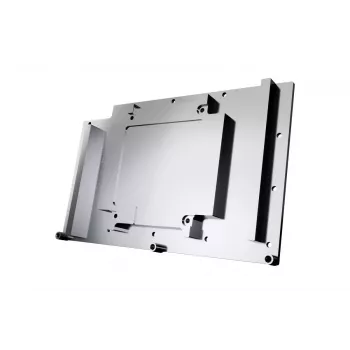 Galinė plokštė Alphacool 10248 aliuminio chromo vario juoda 124 mm