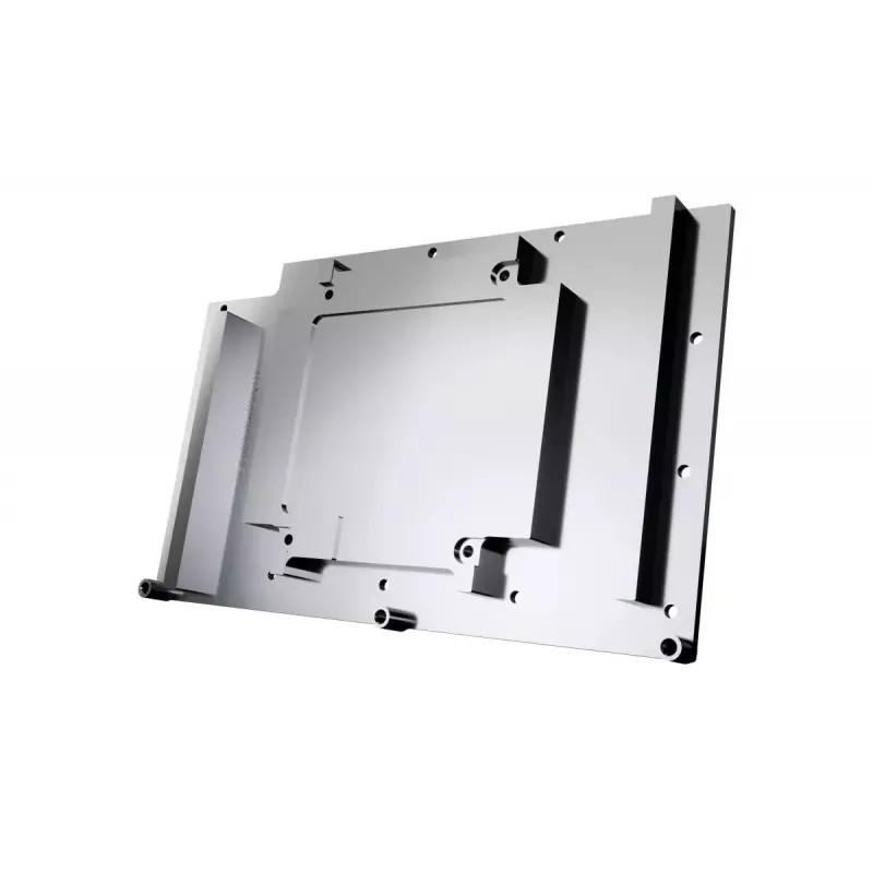 Galinė plokštė Alphacool 10248 aliuminio chromo vario juoda 124 mm