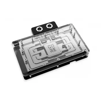 Galinė plokštė Alphacool 10248 aliuminio chromo vario juoda 124 mm