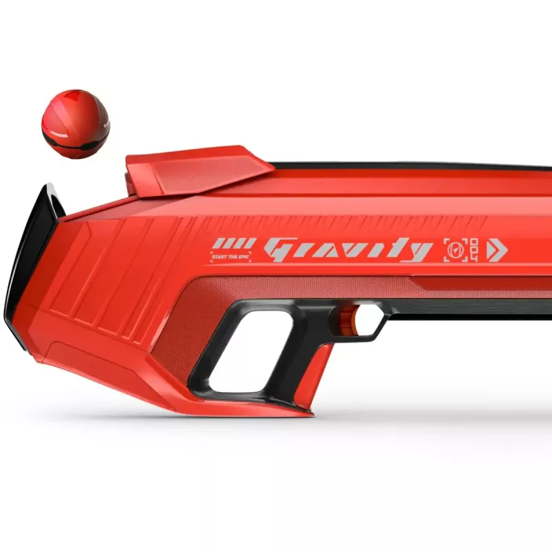 Vandens bombų paleidėjas SpyraOne Spyra Gravity raudonas SPGR1R — be baterijų, papildomas vandens blasteris