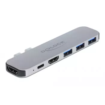 Doko stotelė DeLOCK Docking Station for MacBook Dual HDMI 4K PD Hub