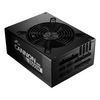 FSP CANNON PRO 2500W maitinimo blokas ATX ATX3.1 Juodas, 2500 W, 200 - 240 V, 50/60 Hz, 15 - 12 A, Aktyvus, 125 W
