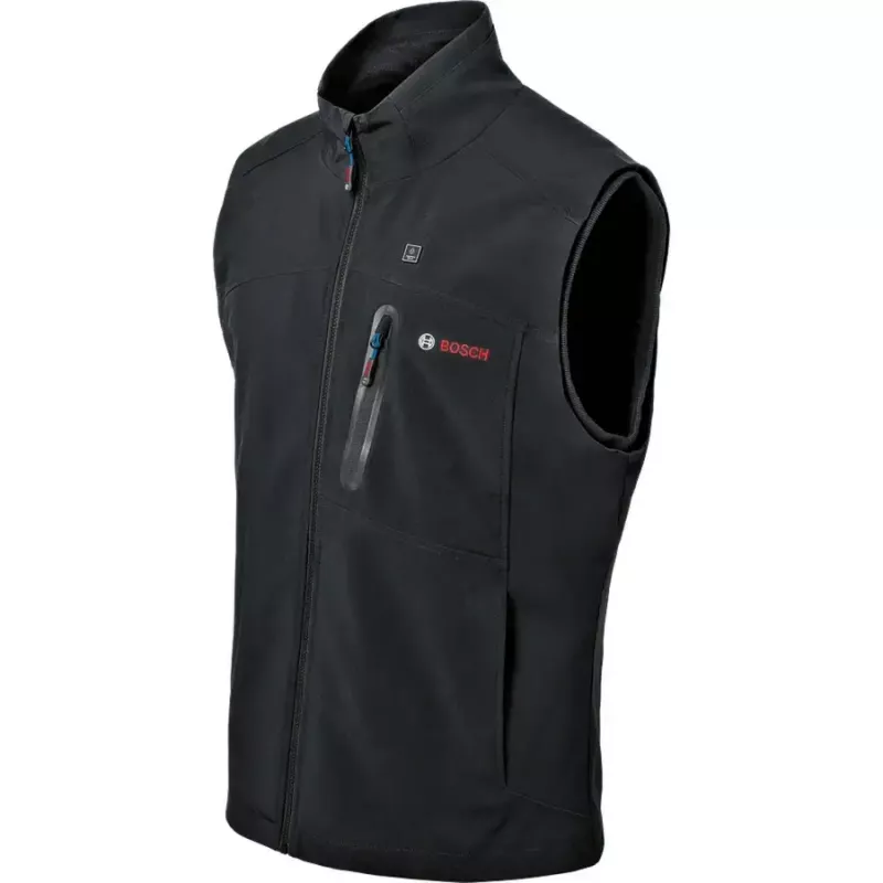 Bosch GHV 12+18V XA Professional šildoma liemenė, dydis M, juoda, su įkrovikliu ir baterija