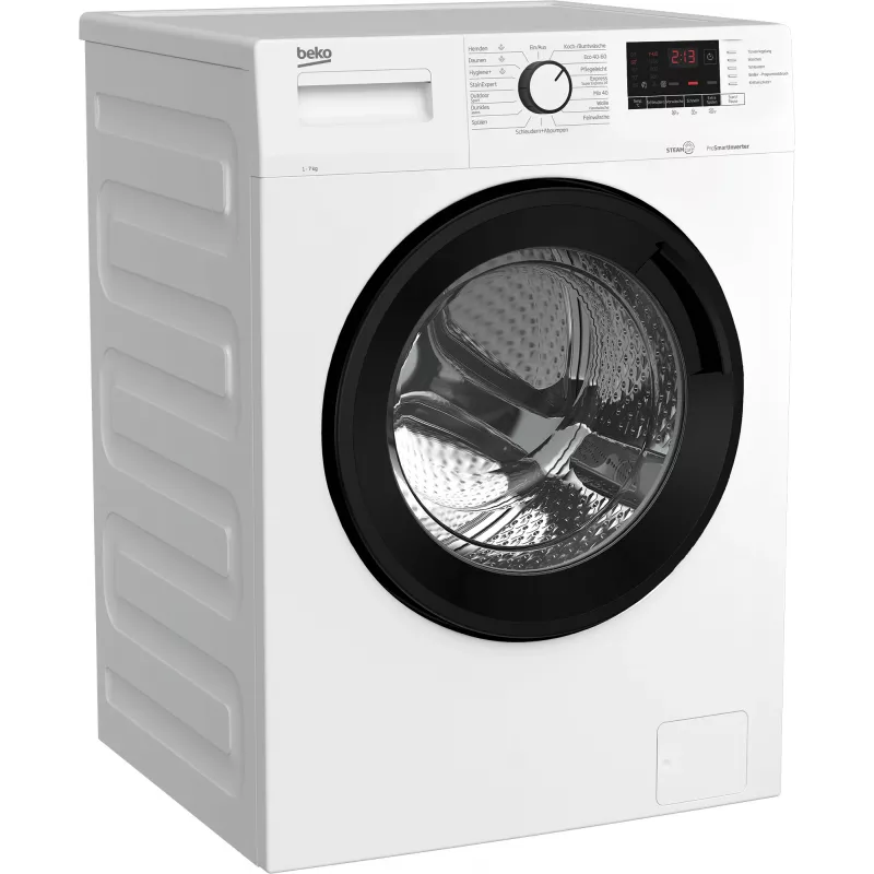 Beko WML71432NPA skalbimo mašina su priekiniu įkrovimu 7 kg 1400 aps./min. Balta