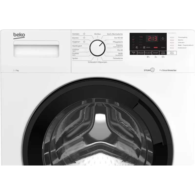 Beko WML71432NPA skalbimo mašina su priekiniu įkrovimu 7 kg 1400 aps./min. Balta