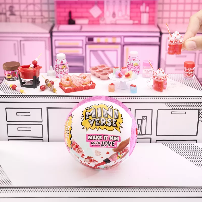 Miniverse Make It Mini Love in PDQ, 8 m., Daugiaspalvė, Plastikas